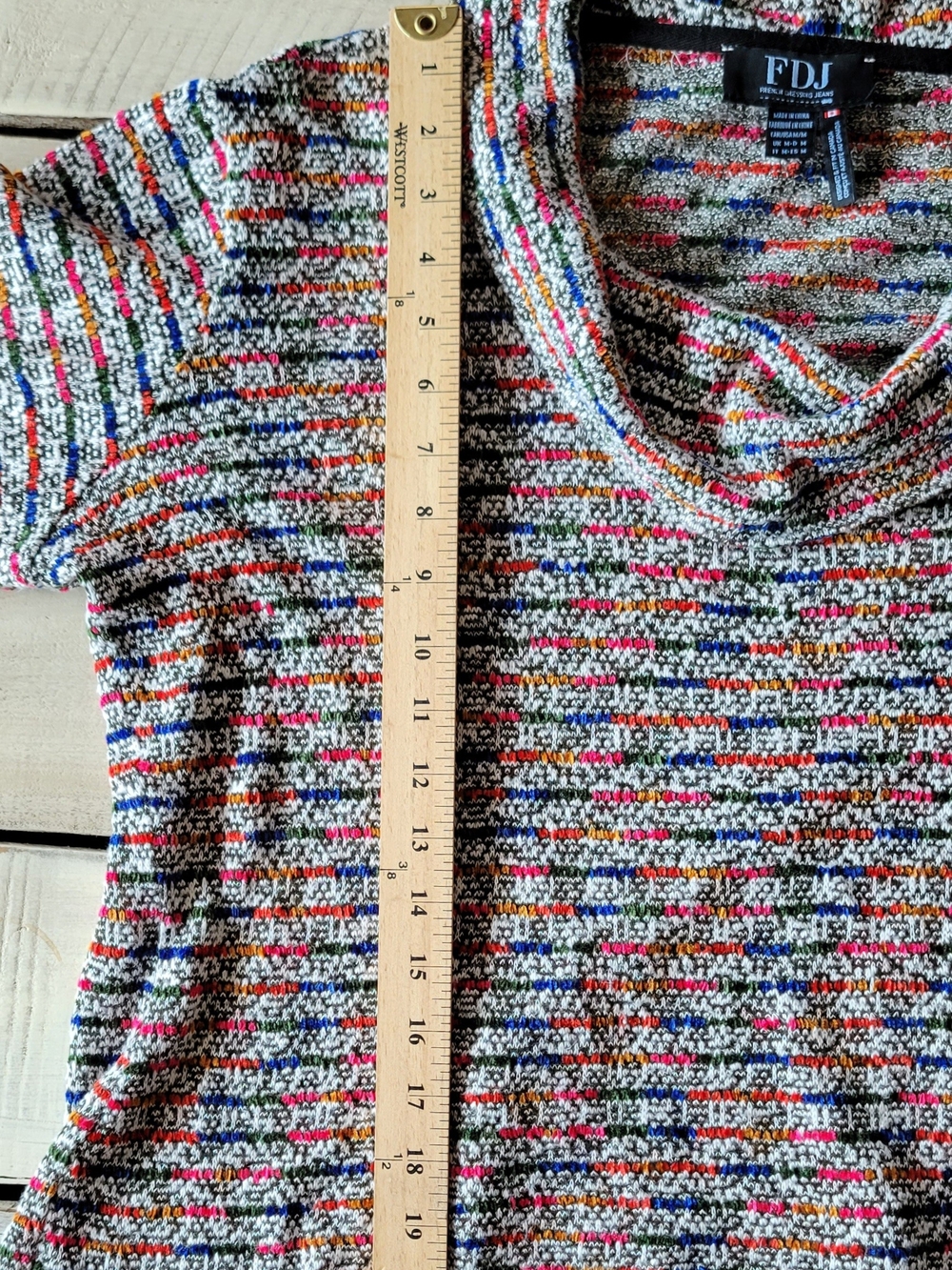 FDJ Cowl Neck Sweater Sz Medium - Picture 5 of 6